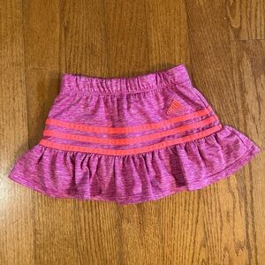 Adidas Pink Ruffled Skirt Girls Size 3T